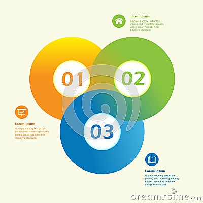 Modern Circle infographic Design template Vector Illustration