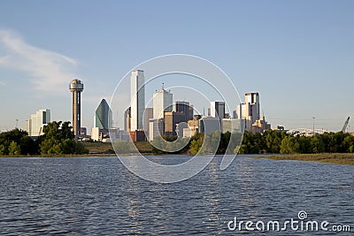 Modern city Dallas skyline Stock Photo