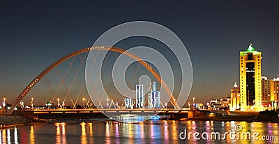 Modern city skyline Astana Kazakhstan Stock Photo