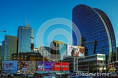 Modern City of Ulaanbaatar, Mongolia. Editorial Stock Photo