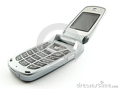 Modern clamshell phone Stock Photo