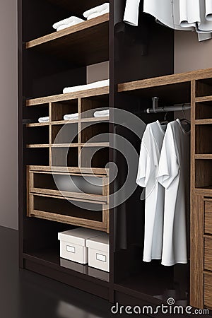 Modern closet 3d rendering Stock Photo