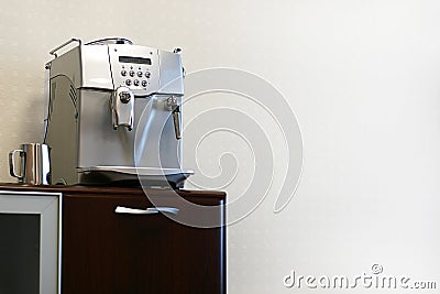 Modern coffee maker Stock Photo