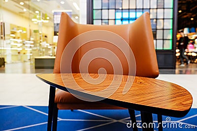 Modern Coffee Table Stock Photo