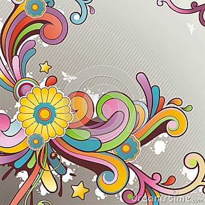 Modern colored background Vector Illustration