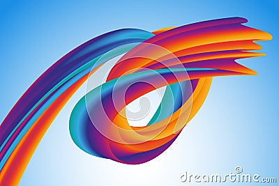 Modern colorful flow wave. Vector Liquid shape. Art design for your designÑŽ Vector Illustration