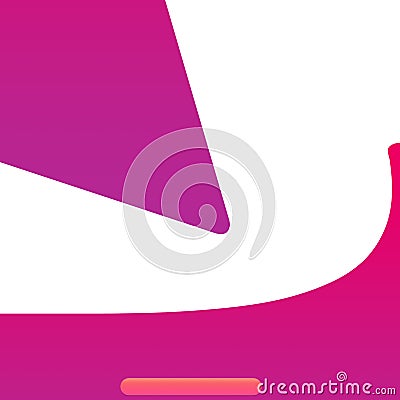 Modern Colors Empty Shapes On White Background With Button Template-For Banner, Poster, Card & Social Media Stock Photo