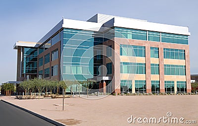 Modern Commercial Building Stock Photo