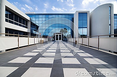 Modern commercial building facility Stock Photo