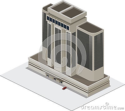 Modern Commercial Building Stock Photo