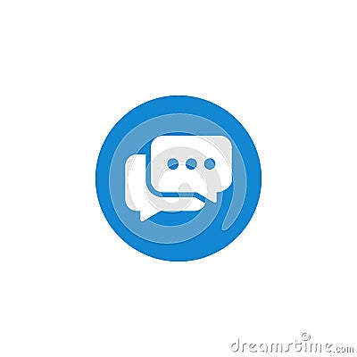 Modern communication contact us icon Vector Illustration