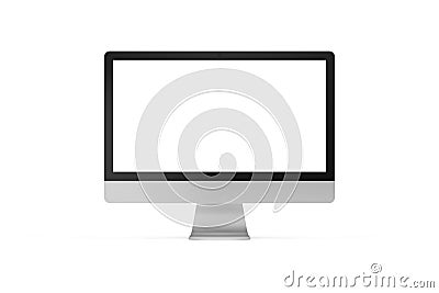 Modern all in one computer graphics element Stock Photo