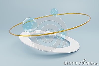 Modern Concept Wallpaper. Circular Graphic Design Stock Photo