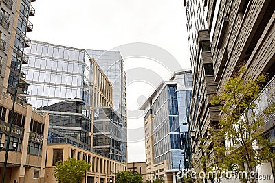Cityscape of Downtown Denver, Colorado Editorial Stock Photo