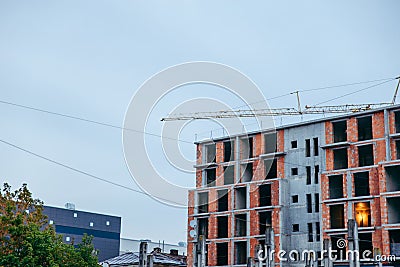 Modern constraction site works Stock Photo