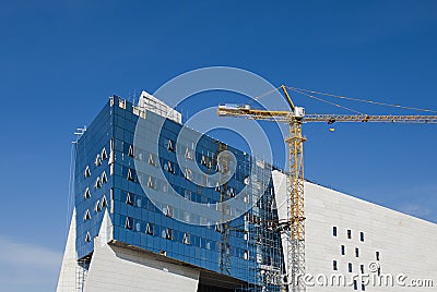 Modern Construction Stock Photo