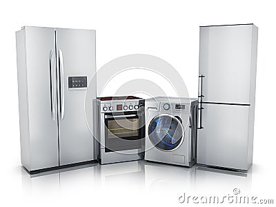 Modern consumer electronics Stock Photo