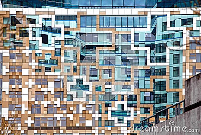 Modern contemporary architecture facade Stock Photo