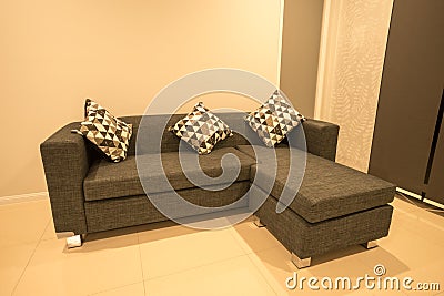Modern Contemporary Lounge Stock Photo