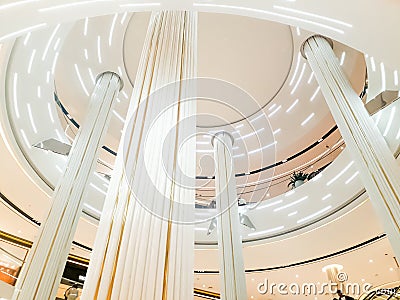 Modern and conteporary arcitectural fiction. Abstract architecture fragment Stock Photo