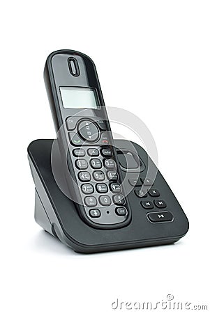 Modern cordless phone Stock Photo