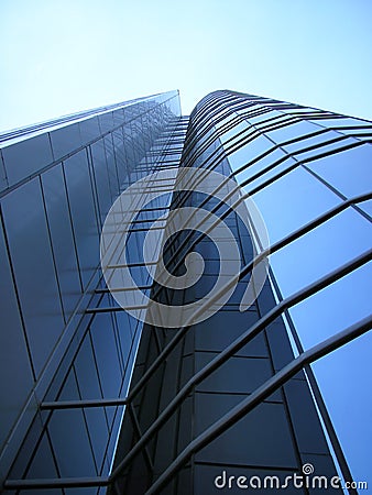 Modern Corporative Business Building Of A Financial Institution Stock Photo