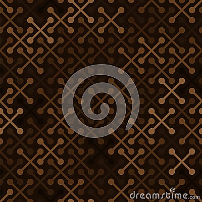 Modern cross shape seamless pattern. Repeating abstract background Vector Illustration