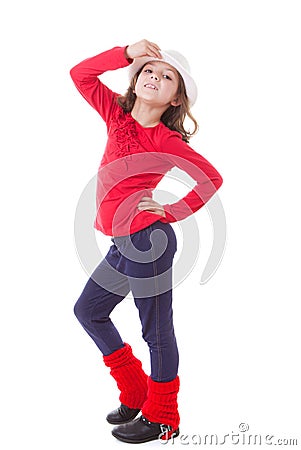 Modern dance kid Stock Photo