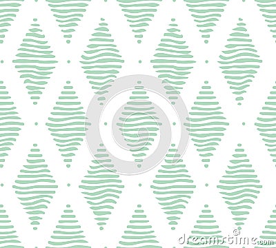Modern Dashed Rhombus Seamless Vector Pattern for Creative Apparel Vector Illustration