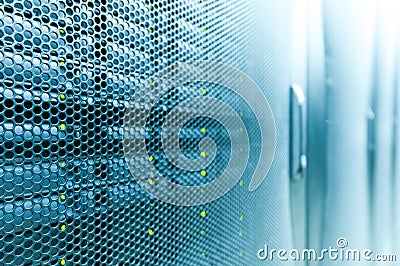 Modern data center room. Stock Photo