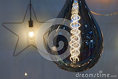 Modern bulbs for interior Stock Photo