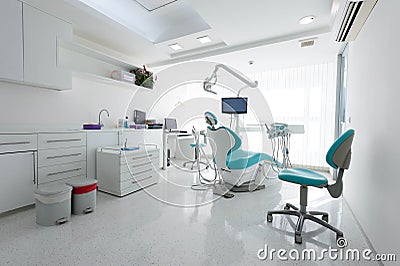 Modern dental cabinet Stock Photo