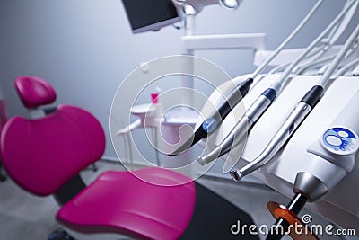 Modern dental practice. Place for text or logo. Stock Photo