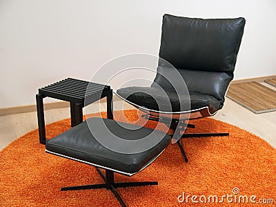 Modern design recliner chair Stock Photo