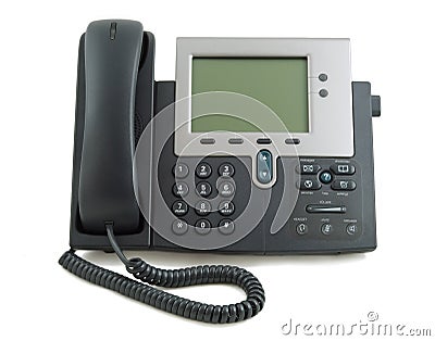 Modern Digital Phone Stock Photo