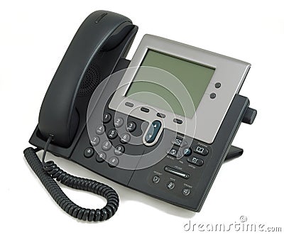 Modern Digital Phone Stock Photo