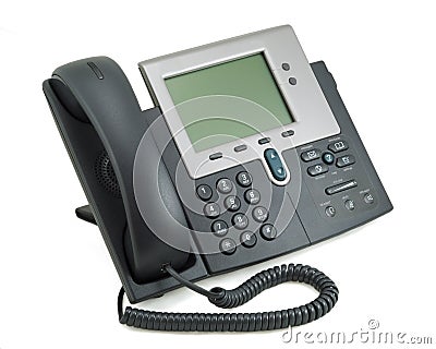 Modern Digital Phone Stock Photo