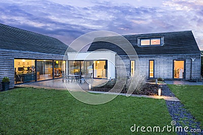 Modern Dream home Stock Photo