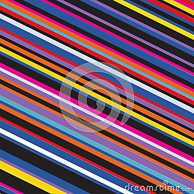 Modern Elegant Abstract Rainbow Spectrum Colorful Stripe Background Template Vector Illustration