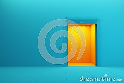 Modern elevator Stock Photo