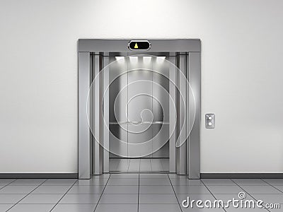 Modern elevator Stock Photo