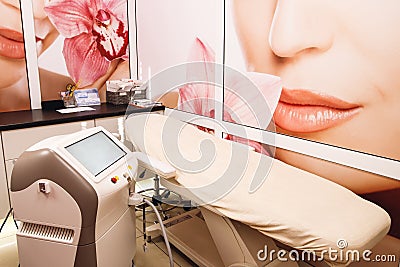 Modern equipment in a beauty salon Editorial Stock Photo
