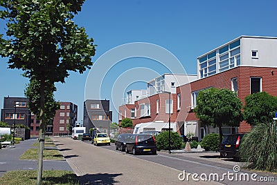 Modern family houses Stock Photo