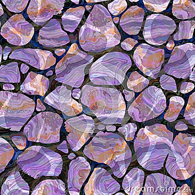 Modern fashion pattern with a texture of minerals in watercolor imitation Stock Photo