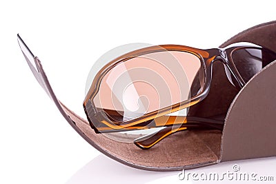 Modern fashionable glasses Stock Photo