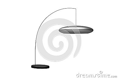 Modern Floor Lamp Stock Photo