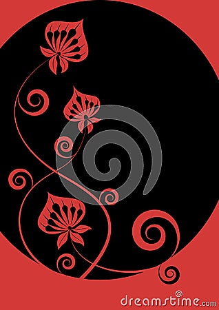 Modern flower design Vector Illustration