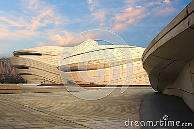 Changsha Meixi Lake International Culture Art Centre, China Editorial Stock Photo