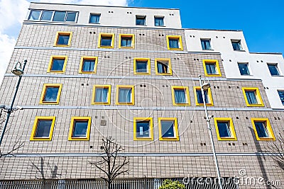 Modern Generic Architecture On A High Rise Residentional Apartment Building Editorial Stock Photo