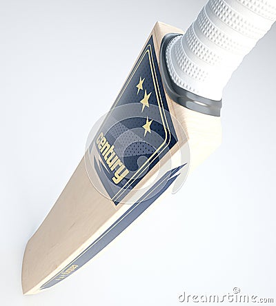 Modern Generic Brand Cricket Bat Stock Photo
